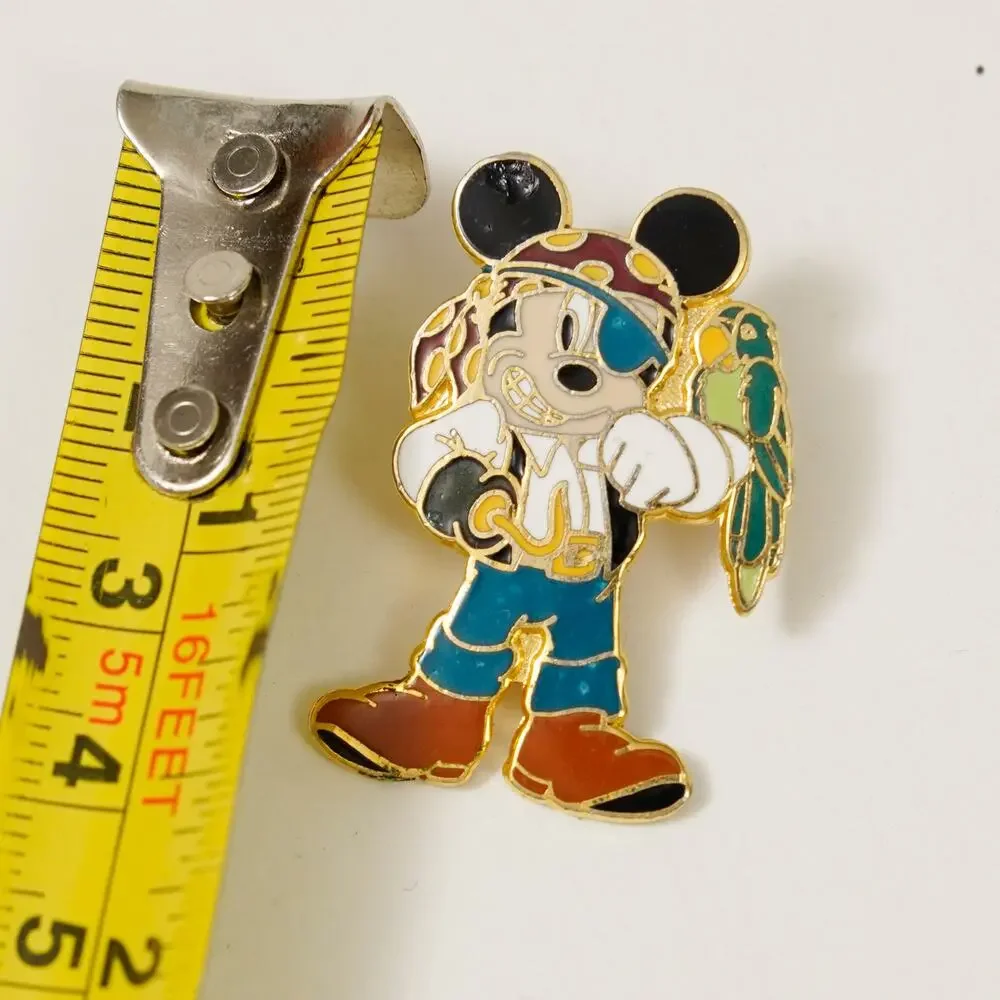 Lot of 2 Disney Pins – Mickey Mouse Spacesuit & Pirate Mickey 2004